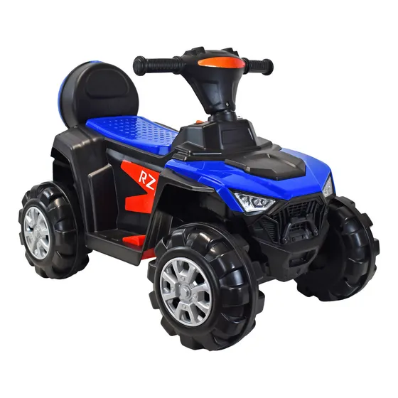 Moto Infantil Cuatrimoto Eléctrica Luces Y Sonidos 6v Color Azul Voltaje Del Cargador 110v