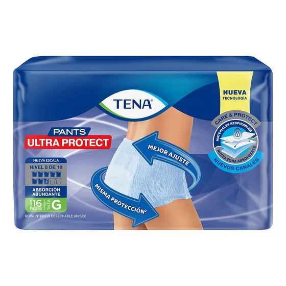 6 Paquetes Ropa Interior Desechable Pants Ultra Protect 16 U Talle G