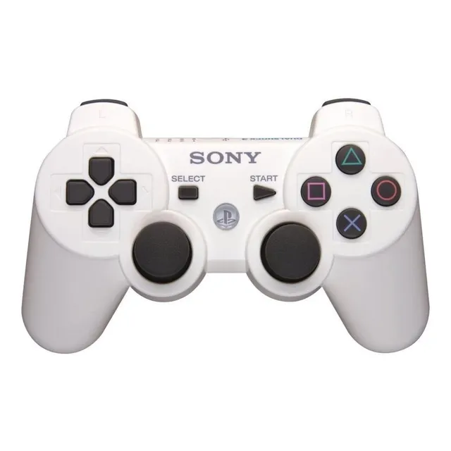 Control joystick inalámbrico Sony PlayStation Dualshock 3 play 3 blanco