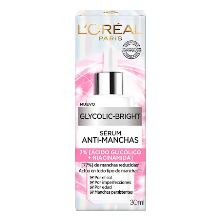 Serum Antimanchas Loreal Ácido Glicólico + Niacinamida 3oml