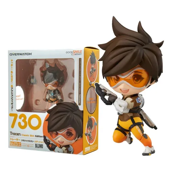 Tracer Classic Overwatch 730 Nendoroid Figma Figura Juego