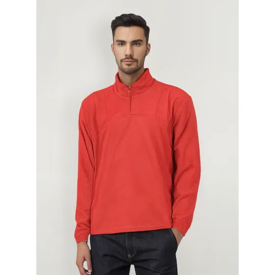 Buzo Polar Unisex Abrigo Rojo - Mundo Trabajo