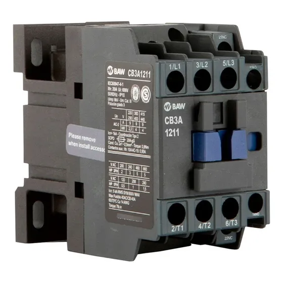 Contactor Tripolar 12amp Baw