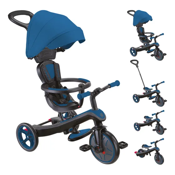 Bicicleta Sin Pedales Y Triciclo 4 En 1 Globber Paseador