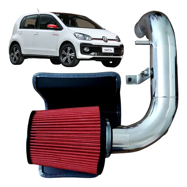 Kit Intake Inox Stage 2 Nox + Filtro Esportivo Vw Up 1.0 Tsi