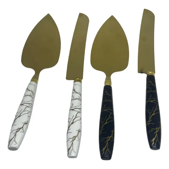Juego Cuchillo+pala Espatula Acero Inoxi 16836-1 B.h Mazugi