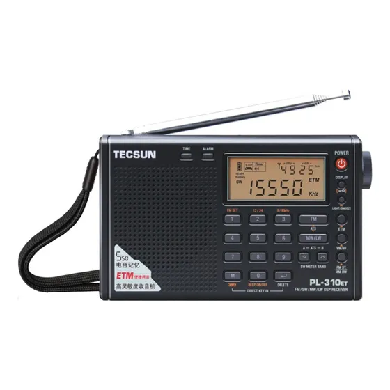* Rádio Tecsun Pl-310et Dsp Estéreo Rádio Etm