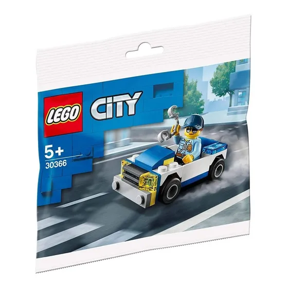 Juego Bloques Lego City Auto De Policía 37 Piezas Febo