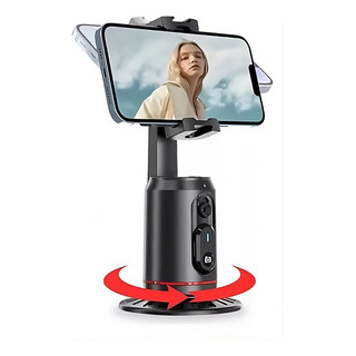 Suporte Rastreamento Facial Celular Selfie Rotação 360 Graus Suporte Rastreamento Facial Celular Selfie Rotação 360 Graus