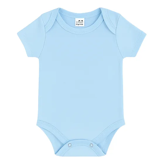 Body Bebe Manga Curta Suedine 100% Algodão Envio Rapido