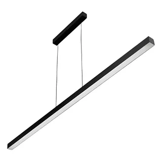 Luminaria Pendente Teto Retangular Led Integrado 50w 120cm Luminaria Pendente Teto Retangular Led Integrado 50w 120cm