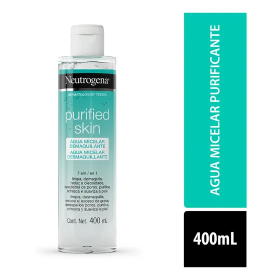 Agua micelar Neutrogena Purified Skin 7 en 1 400mL