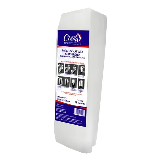 Papel Isolmanta G, Tinturas Luzes Reflexos Mechas 36 Folhas