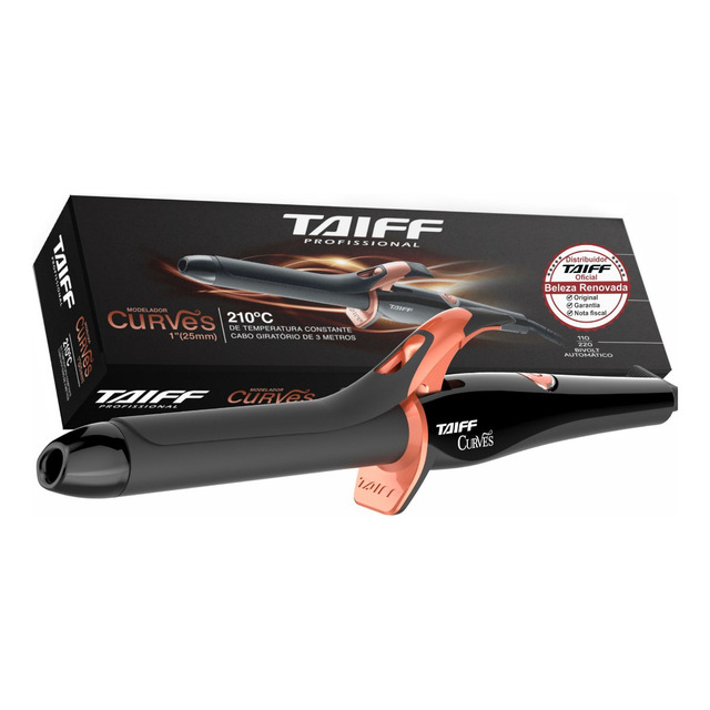 Modelador De Cachos De Barril Taiff Curves 2.5cm De Diâmetro 127/220v Modelador De Cachos De Barril Taiff Curves 2.5cm De Diâmetro 127/220v