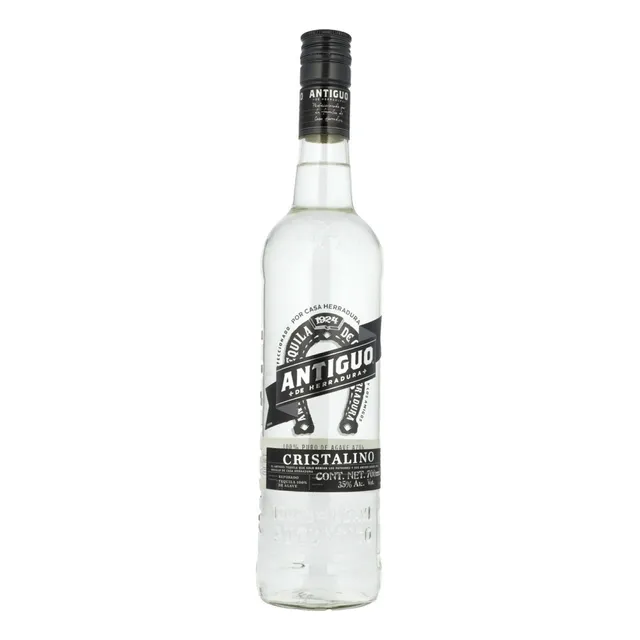 Tequila Antiguo Cristalino Con 4 Meses De Reposo 700 Ml