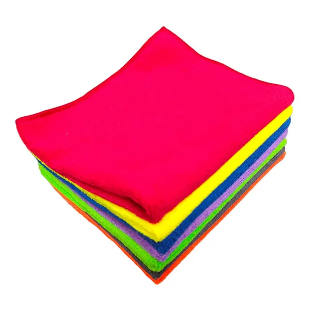 7 Paños Microfibra Multiusos 45x38cm Secador Limpieza Cocina