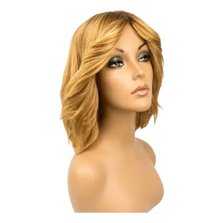 Peruca Loira Cabelo 100% Humano 30 Cm Loiro M