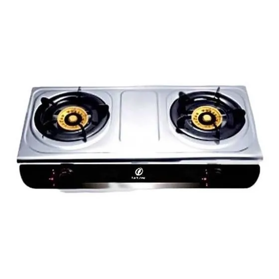 Cocina Acero Inoxidable A Gas Original Fortunne 2 Hornillas