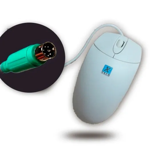 Mouse Scroll Ps/2 | Scroll | Color Beige | 5 Unidades