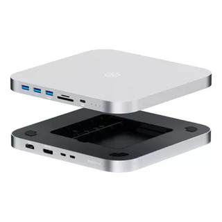 Hub Usb C Dock Station Mac Mini M1 E M2 Espaço Para Hd Mc25 Hub Usb C Dock Station Mac Mini M1 E M2 Espaço Para Hd Mc25