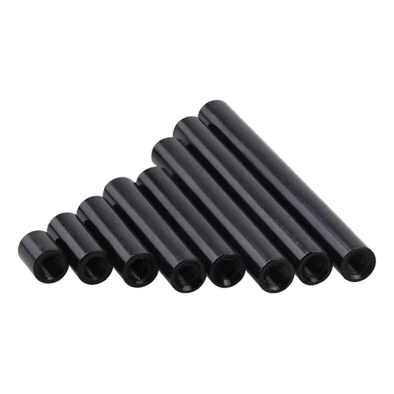 Tornillo Aluminio Para Colmna In Negro Ronda Separacion