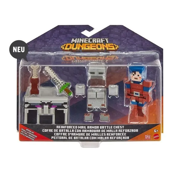 Hex Full Metal Armor Battle Chest Minecraft Dungeons Mattel