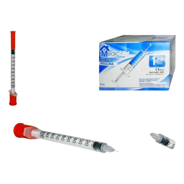 Jeringuilla Medic Life 1ml/30g X 5/16  X100 Pz. Promoción