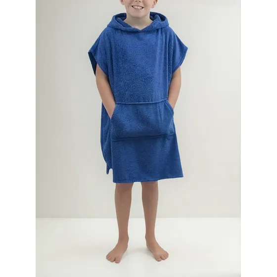 Bata Poncho Con Bolsillos