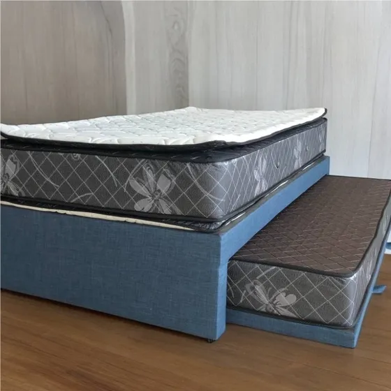Cama Nido Doble C/ Carrito Una Plaza Y Media 100x190