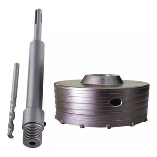 Serra Copo 125mm Com Suporte Sds Plus 200mm Serra Copo 125mm Com Suporte Sds Plus 200mm
