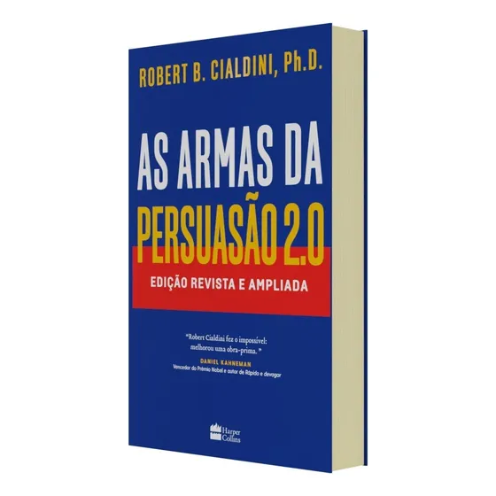 Livro As armas da persuasão 2 edição revista e ampliada de Robert Cialdini editora HarperCollins Brasil capa mole em português 2021