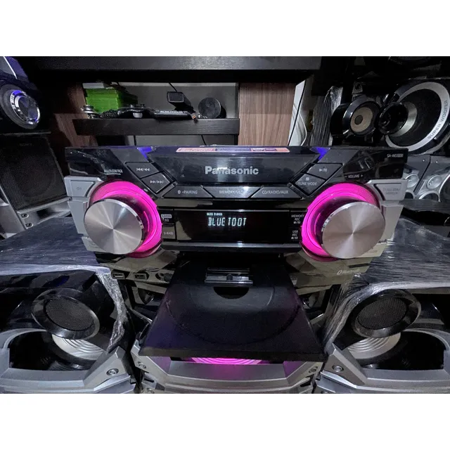 Minicomponente Panasonic Sa-akx800 Usado Negro 2200 W