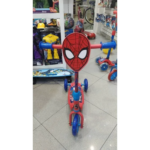 Spiderman Monopatín 3 Ruedas Para Niño 