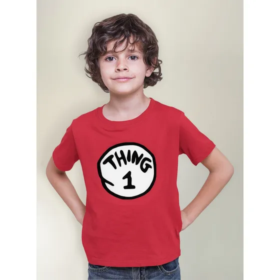 Playera Niño Diseño Things 1, 2 O 3 A Escoger Envío Gratis