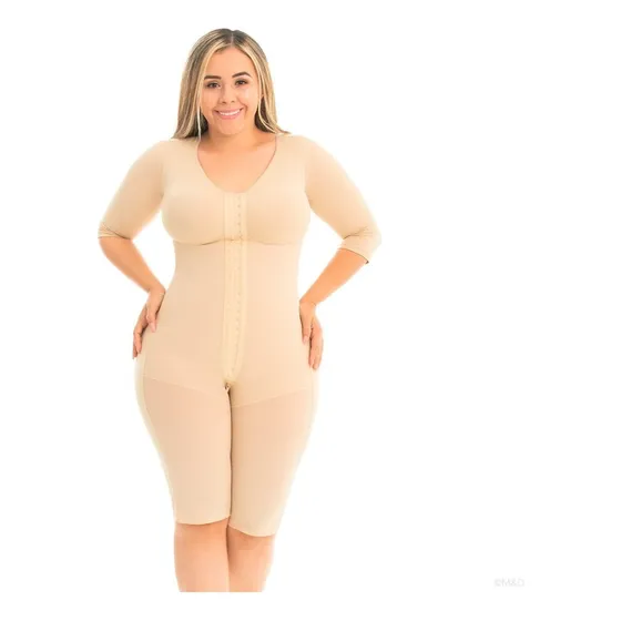 Faja Larga Con Brasier Y Mangas  Colombiana Original Nueva
