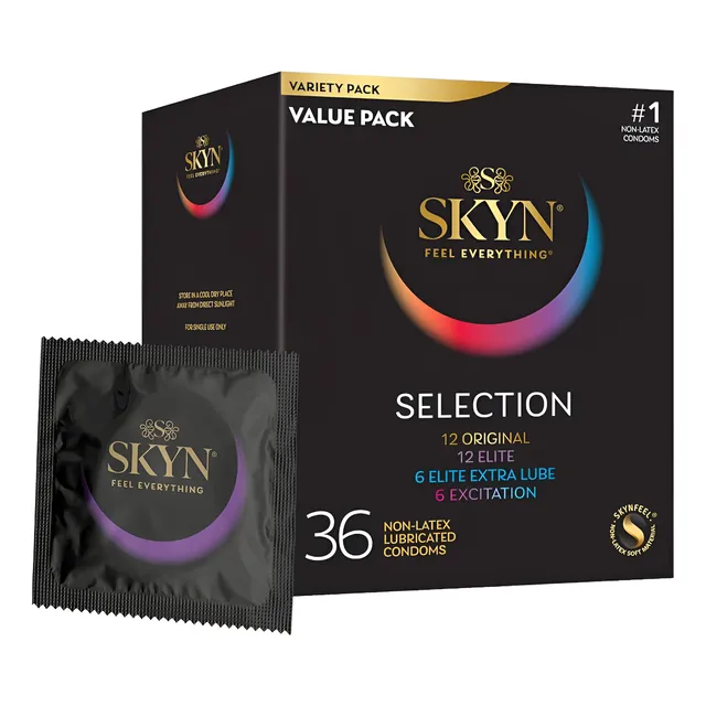 Preservativos Skyn Sin Latex Selección Caja 36 Unidades