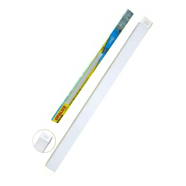 Luminaria Lámpara Panel Led De Techo Opalux 80w Blanco 120cm