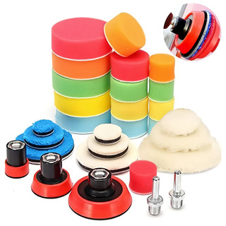 Kit Para Pulir Auto 29 Piezas Esponjas Para Pulir 3 Pulgada Kit Para Pulir Auto 29 Piezas Esponjas Para Pulir 3 Pulgada