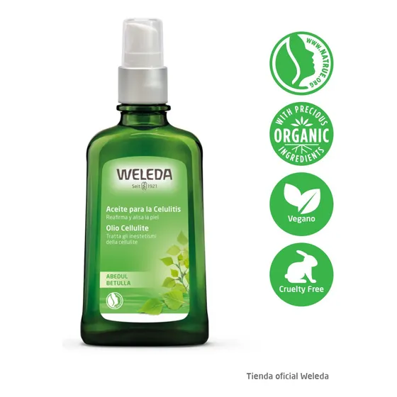 Aceite Para Celulitis, Reafirmante Y Natural Weleda 100ml