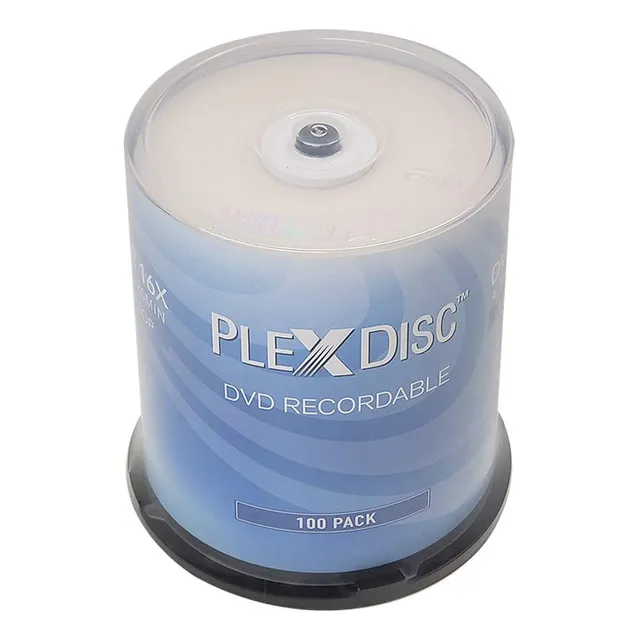 Plexdisc Dvd+r 4.7gb 16x Branded Recordable Media Disc -
