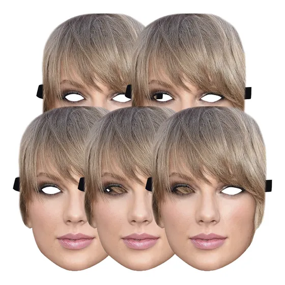 Caretas Taylor Swift Famosos Cotillon Disfraz Fiesta
