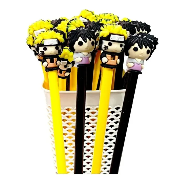 Lapiceras Bolígrafos Diseño Naruto Shipuden X5 Unidades