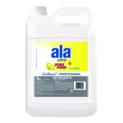 Ala Detergente Limón Profesional X 5 Litros Scm