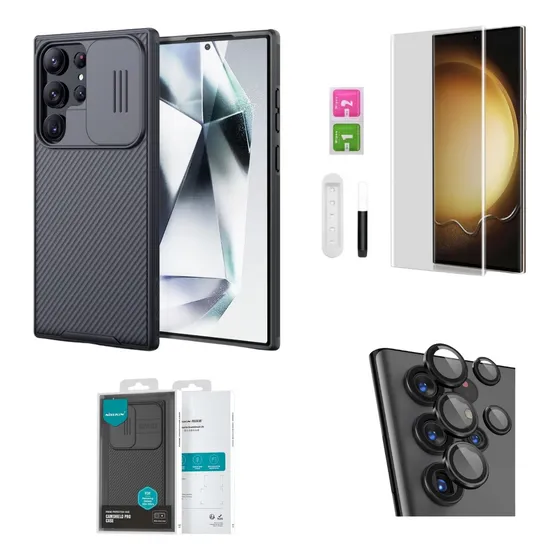 Case Nillkin Para Samsung S24 Ultra + Mica Pantalla Y Cámara