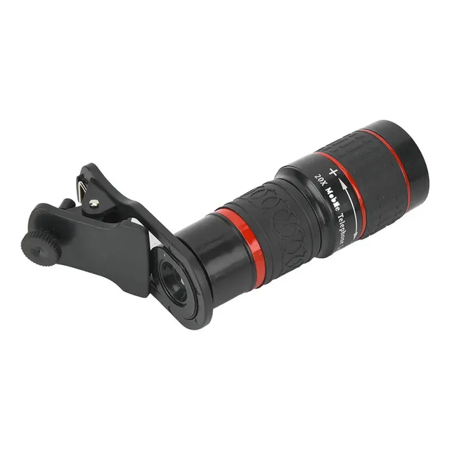 Lente Telefoto Com Zoom De Foco Longo 20x Com Clipe Para