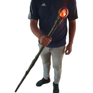 Báculo Con Luz De Maléfica, Mago, Brujo, + Envio Báculo Con Luz De Maléfica, Mago, Brujo, + Envio