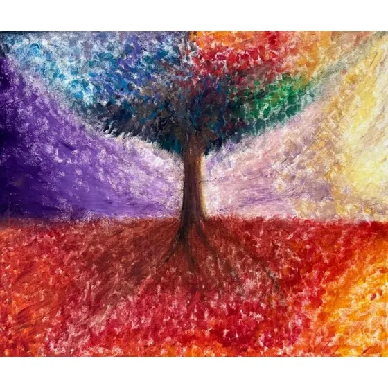 Cuadro Pintado Al Óleo En Bastidor 50x60 - Arte Original