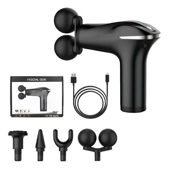 Pistola De Masajes Percutor Muscular Mod. Hb-011 Recargable