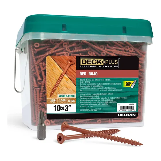 Tornillos Para Madera Exterior Revestimiento Epoxi Resistent