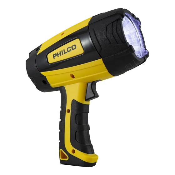 Foco Recargable 1 Led High-power, Philco Linterna Amarillo Luz Blanco